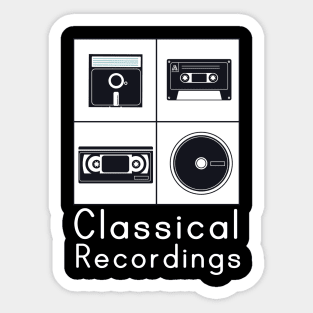 Classical Recordings Sticker